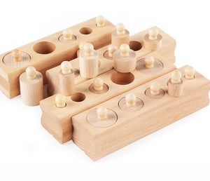 Montessori Educational Cylinder Socket Blocks Toy from Laudri Shop 