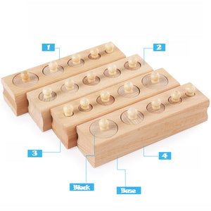 Montessori Educational Cylinder Socket Blocks Toy from Laudri Shop 