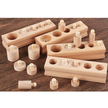 Load image into Gallery viewer, Montessori Educational Cylinder Socket Blocks Toy from Laudri Shop 