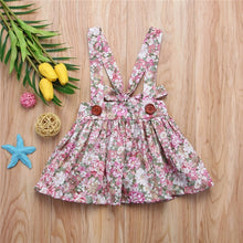 Load image into Gallery viewer, Toddler Girls Floral Printing Sleeveless Tutu Dress Gender: Baby Girls. Sleeve Style: REGULAR. Dresses Length: Above Knee, Mini. Decoration: Flowers. Dress Style: Regular2