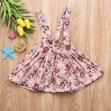 Load image into Gallery viewer, Toddler Girls Floral Printing Sleeveless Tutu Dress Gender: Baby Girls. Sleeve Style: REGULAR. Dresses Length: Above Knee, Mini. Decoration: Flowers. Dress Style: Regular4