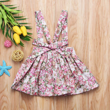 Load image into Gallery viewer, Toddler Girls Floral Printing Sleeveless Tutu Dress Gender: Baby Girls. Sleeve Style: REGULAR. Dresses Length: Above Knee, Mini. Decoration: Flowers. Dress Style: Regular3