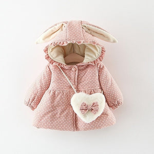 Baby Girls Warm Winter Coat  (with bag) from Laudri Shop