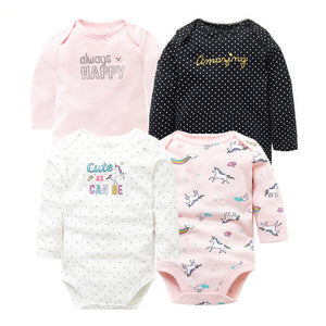 4 PCS/LOT Cotton Baby Bodysuit Long Sleeve from Laudri Shop