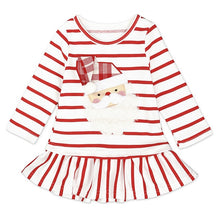 Load image into Gallery viewer, Christmas Dress For Girls - Toddler Girl Christmas Dress. Material: Polyester, Cotton  Dresses Length: Knee-Length  Style: Casual  Decoration: Appliques  Silhouette: Straight 0