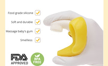 Load image into Gallery viewer, Baby Banana Silicone Toothbrush for Infants from Laudri Shop