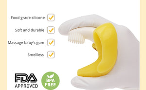 Baby Banana Silicone Toothbrush for Infants from Laudri Shop