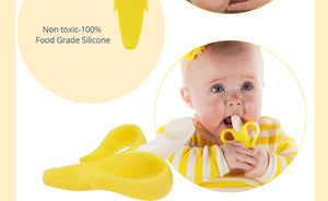 Baby Banana Silicone Toothbrush for Infants from Laudri Shop