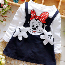 Load image into Gallery viewer, Summer Cotton Baby Girls Cartoon Dress - Baby Girl Outfit Sets. Decoration: Flowers, Cartoon Pattern Type: Cartoon Fit: Fits true to size, take your normal size