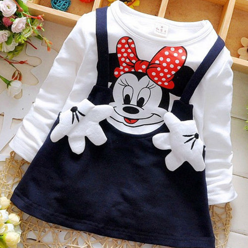 Summer Cotton Baby Girls Cartoon Dress - Baby Girl Outfit Sets. Decoration: Flowers, Cartoon Pattern Type: Cartoon Fit: Fits true to size, take your normal size
