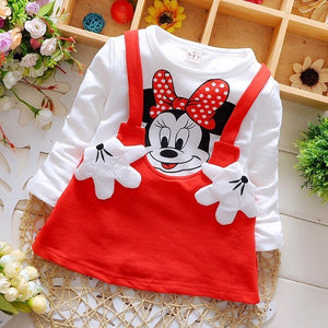 Summer Cotton Baby Girls Cartoon Dress - Baby Girl Outfit Sets. Decoration: Flowers, Cartoon Pattern Type: Cartoon Fit: Fits true to size, take your normal size7