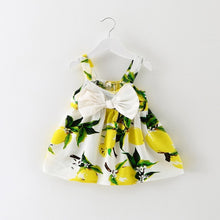 Load image into Gallery viewer, Summer Cotton Baby Girls Cartoon Dress - Baby Girl Outfit Sets. Decoration: Flowers, Cartoon Pattern Type: Cartoon Fit: Fits true to size, take your normal size8