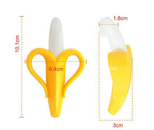 Load image into Gallery viewer, Baby Banana Silicone Toothbrush for Infants from Laudri Shop