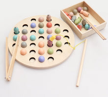 Load image into Gallery viewer, Montessori Multi-functional learning Toy with Clip Beads Fishing from Laudri Shop 