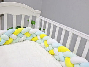 Soft Baby Bed Bumper Four Braid