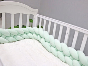 Soft Baby Bed Bumper Four Braid