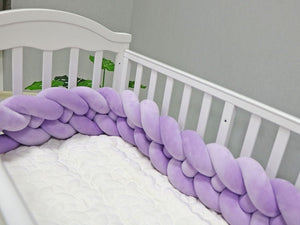 Soft Baby Bed Bumper Four Braid - Braided Bed Bumper. Size: 350,300,60,290,Two Seventy/270,65,70. Age Range: 7-9 months,10-12 months,2 years Up,13-18 months,19-24 months,0-3 months,4-6 months3
