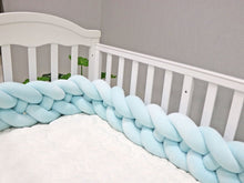 Load image into Gallery viewer, Soft Baby Bed Bumper Four Braid