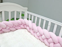 Load image into Gallery viewer, Soft Baby Bed Bumper Four Braid