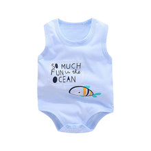 Load image into Gallery viewer, Baby Boy Sleeveless Bodysuit - Baby Boys Clothing | Laudri Shop FISH