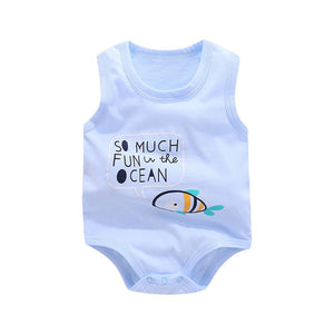 Baby Boy Sleeveless Bodysuit - Baby Boys Clothing | Laudri Shop FISH