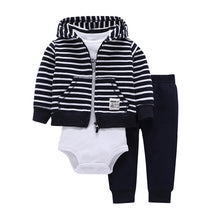 Load image into Gallery viewer, Cotton Long Sleeve Hooded Jacket Pant Rompers2