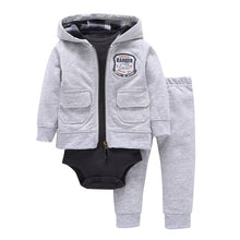Load image into Gallery viewer, Cotton Long Sleeve Hooded Jacket Pant Rompers9