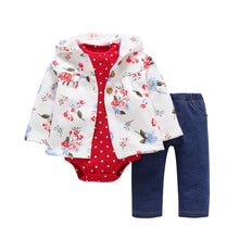 Load image into Gallery viewer, Long Sleeve Hooded Jacket Pant Rompers