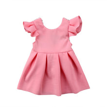 Load image into Gallery viewer, Baby Tops Bow Dresses  - Baby Tutu Dress | Laudri Shop pink3