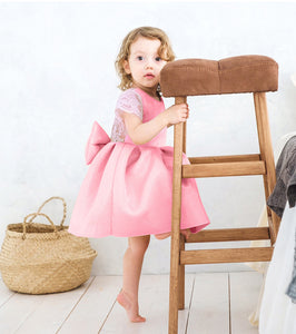 Baby Tops Bow Dresses  - Baby Tutu Dress | Laudri Shop pink