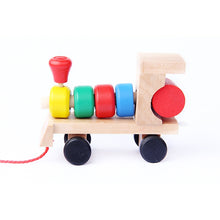 Load image into Gallery viewer, Montessori educational Train for Early Learning Geometric Shapes from Laudri Shop