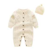 Load image into Gallery viewer, Lovely Baby Girls/Boys Knitted Jumpsuit (with cap) from Laudri Shop