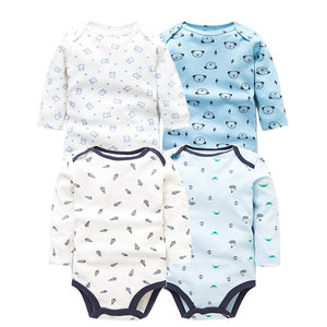 4 PCS/LOT Cotton Baby Bodysuit Long Sleeve from Laudri Shop1