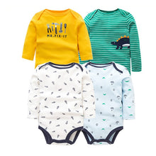 Load image into Gallery viewer, 4 PCS/LOT Cotton Baby Bodysuit Long Sleeve from Laudri Shop10