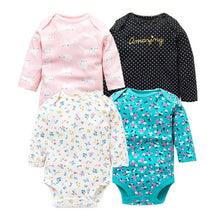 Load image into Gallery viewer, 4 PCS/LOT Cotton Baby Bodysuit Long Sleeve from Laudri Shop11