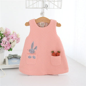 Autumn Baby Girls Dress Rabbit - Baby Girls Dresses | Laudri Shop1