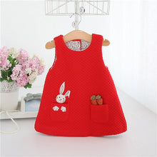Load image into Gallery viewer, Autumn Baby Girls Dress Rabbit