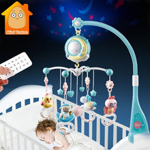 Load image into Gallery viewer, Toy Holder Rotating Musical Box - Hape Rotating Music Box. Age Range: &lt; 3 years old,13-24 Months,0-12 Months Features: Soft, Flashing, Musical Plastic Type: ABS