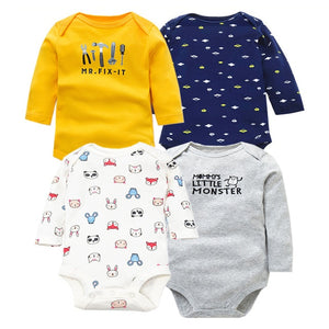 4 PCS/LOT Cotton Baby Bodysuit Long Sleeve from Laudri Shop