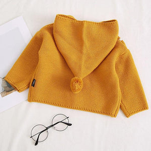 Knitted Unisex Baby Cardigan for Autumn from Laudri Shop