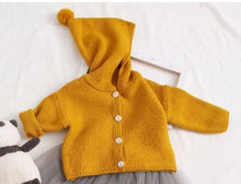 Load image into Gallery viewer, Knitted Unisex Baby Cardigan Autumn - Baby Cardigan Knitting Pattern Free Gender: Unisex. Material: Lycra. Material: Acrylic. Material: Cotton. Sleeve Style: REGULAR. 1