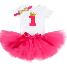Load image into Gallery viewer, Summer Party Baby Girl Dress 3pcs Clothing