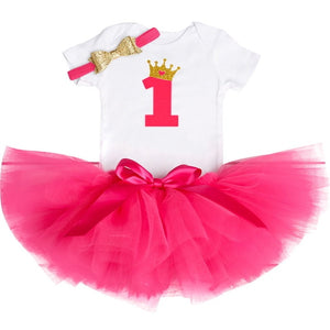 Summer Party Baby Girl Dress 3pcs Clothing