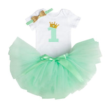 Load image into Gallery viewer, Summer Party Baby Girl Dress 3pcs Clothing