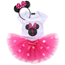 Load image into Gallery viewer, Summer Party Baby Girl Dress 3pcs Clothing