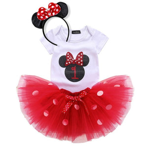 Summer Party Baby Girl Dress 3pcs Clothing
