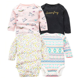 4 PCS/LOT Cotton Baby Bodysuit Long Sleeve from Laudri Shop9
