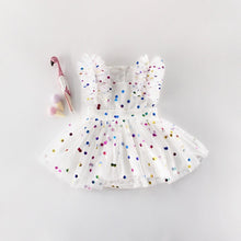 Load image into Gallery viewer,  baby blue polka dot dress
