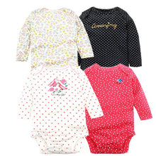 Load image into Gallery viewer, 4 PCS/LOT Cotton Baby Bodysuit Long Sleeve from Laudri Shop17