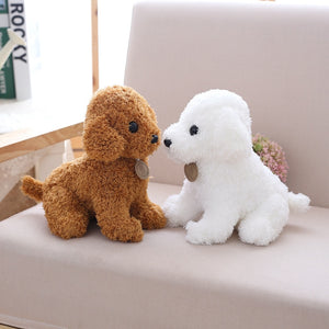 CuteCute Curly Stuffed Puppy Toy -Stuffed Toys -Plush Toys. Theme: TV & Movie Character Material: Cotton Type: Plush/Nano Doll Age Range: > 3 years old5